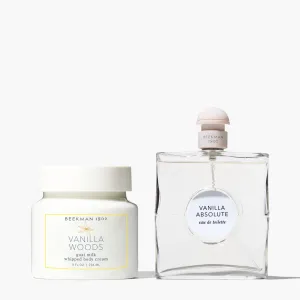 Vanilla Whipped Body Cream & Perfume Duo