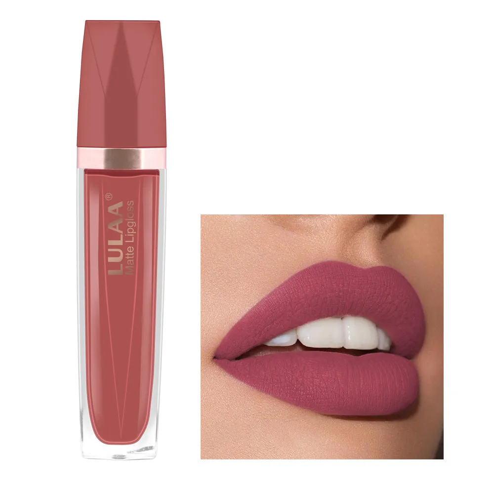 Velvet Matte Lip Gloss Set with 18 Shades