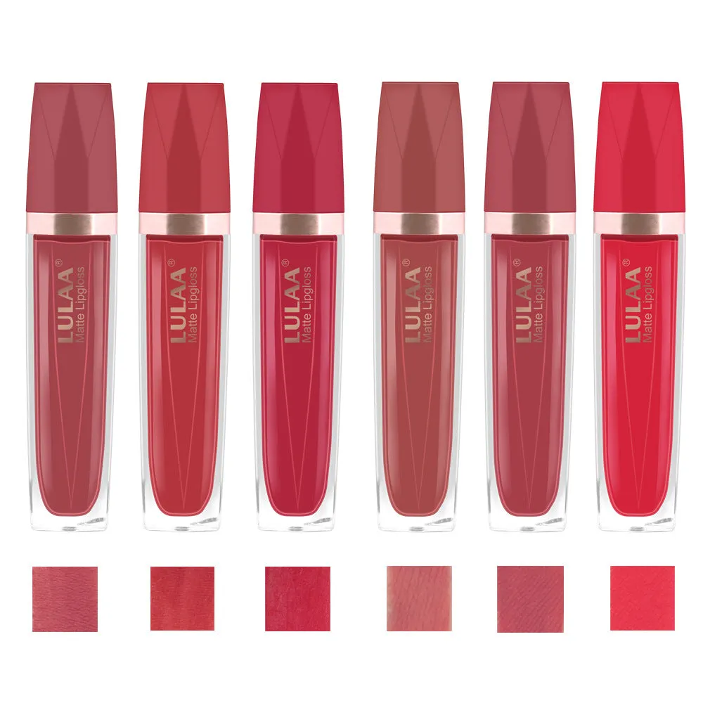 Velvet Matte Lip Gloss Set with 18 Shades