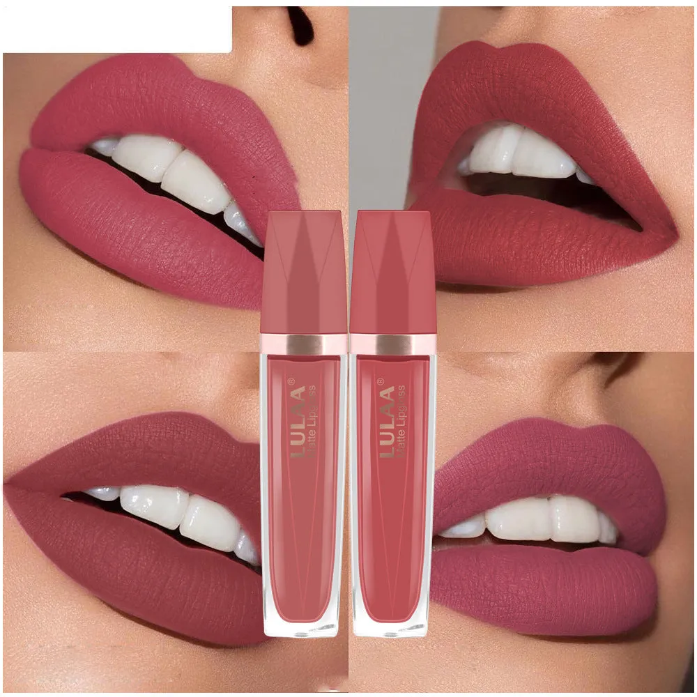 Velvet Matte Lip Gloss Set with 18 Shades