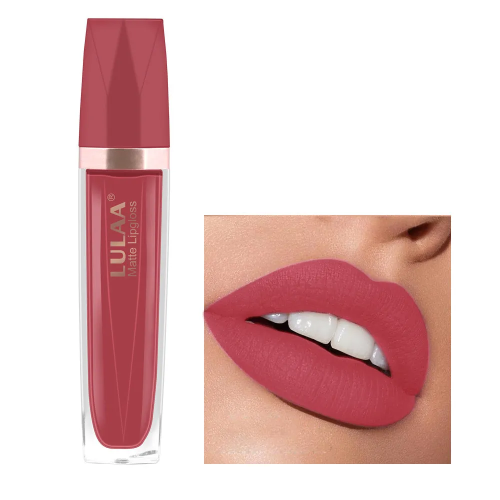 Velvet Matte Lip Gloss Set with 18 Shades