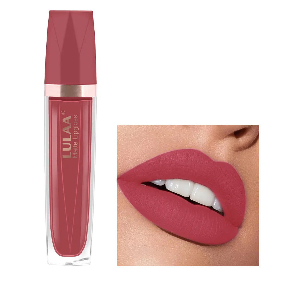 Velvet Matte Lip Gloss Set with 18 Shades