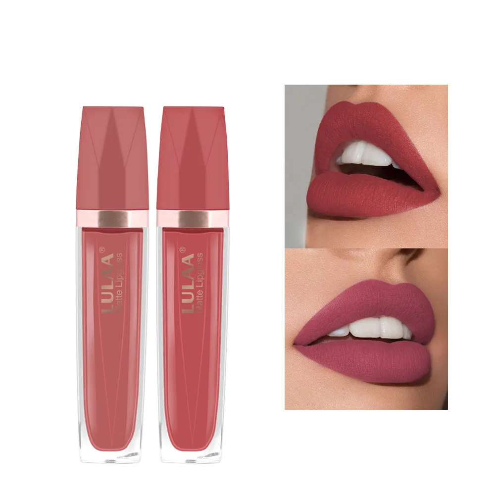 Velvet Matte Lip Gloss Set with 18 Shades