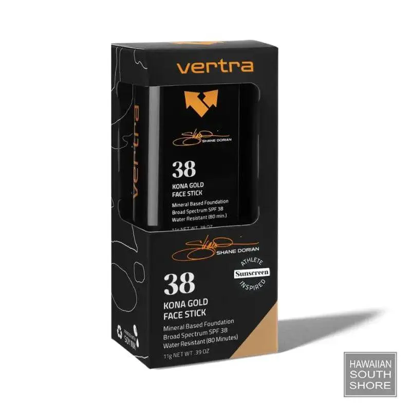 Vertra Kona Gold Face Stick x Shane Dorian SPF38 Non-Greasy