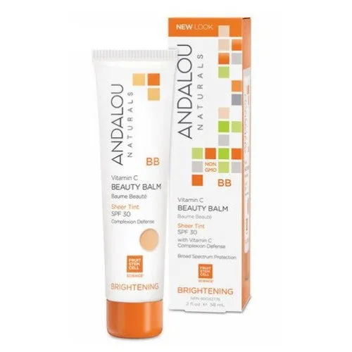 Vitamin C BB Beauty Balm Sheer Tint SPF 30 2 Oz By Andalou Naturals
