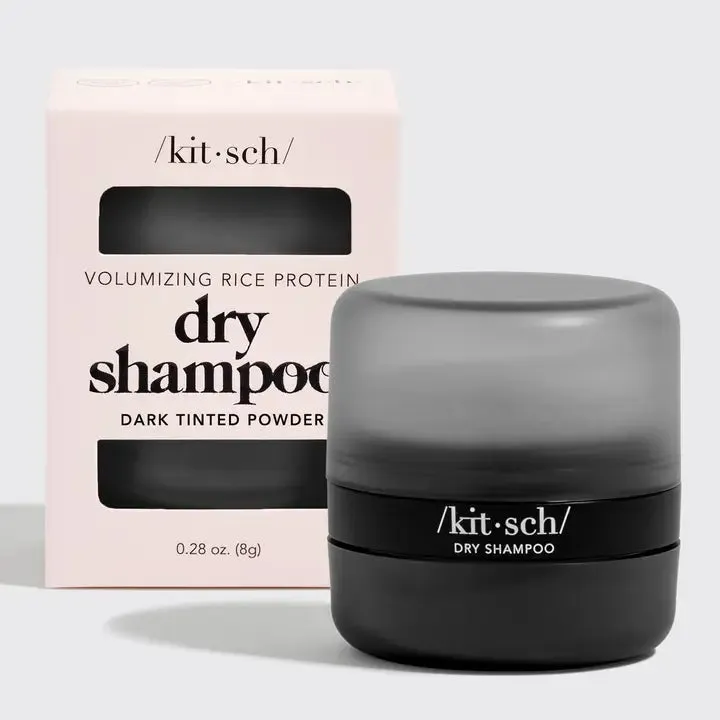 Volumizing Rice Protein Dry Shampoo | Dark Tinted Powder