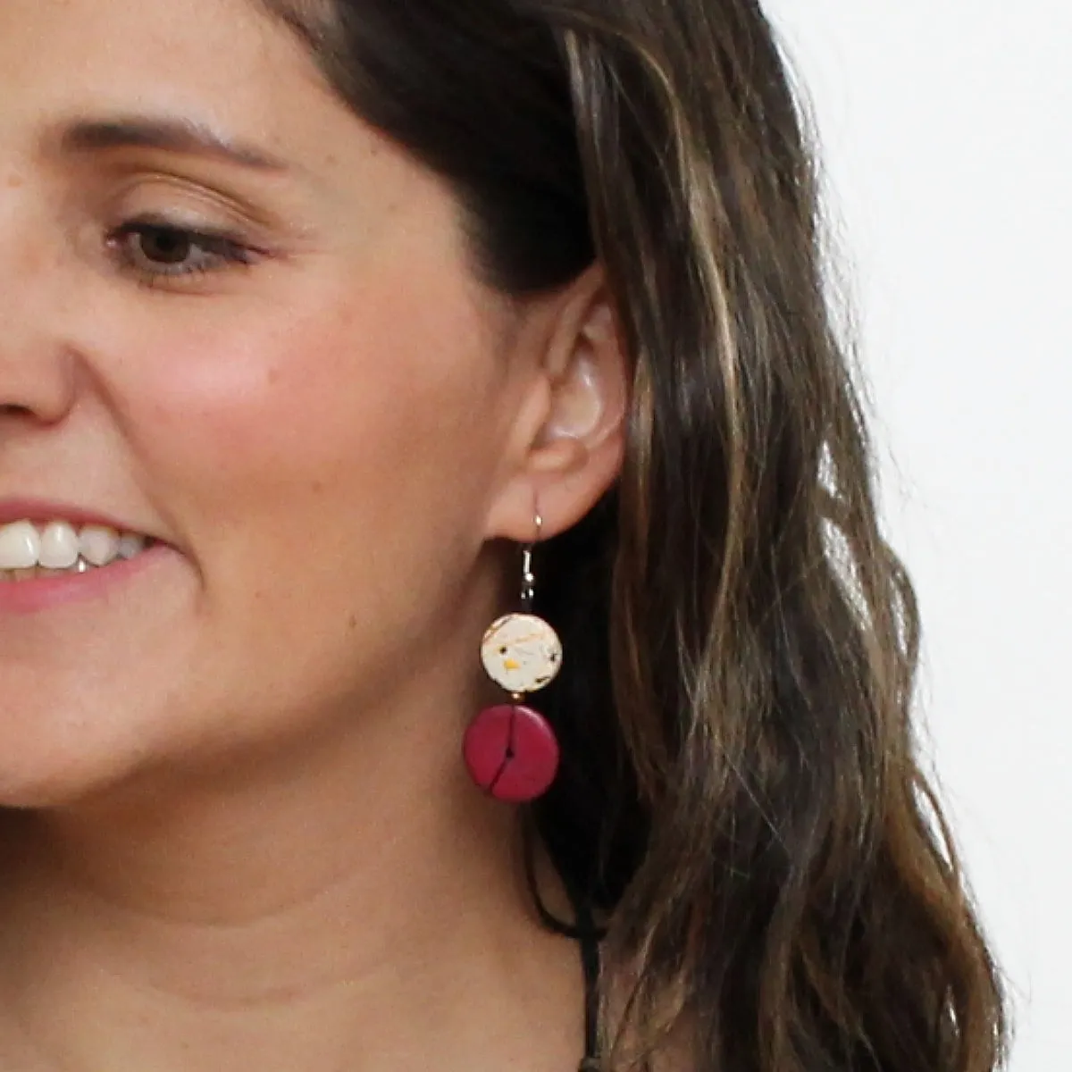 Wine Rory Earrings