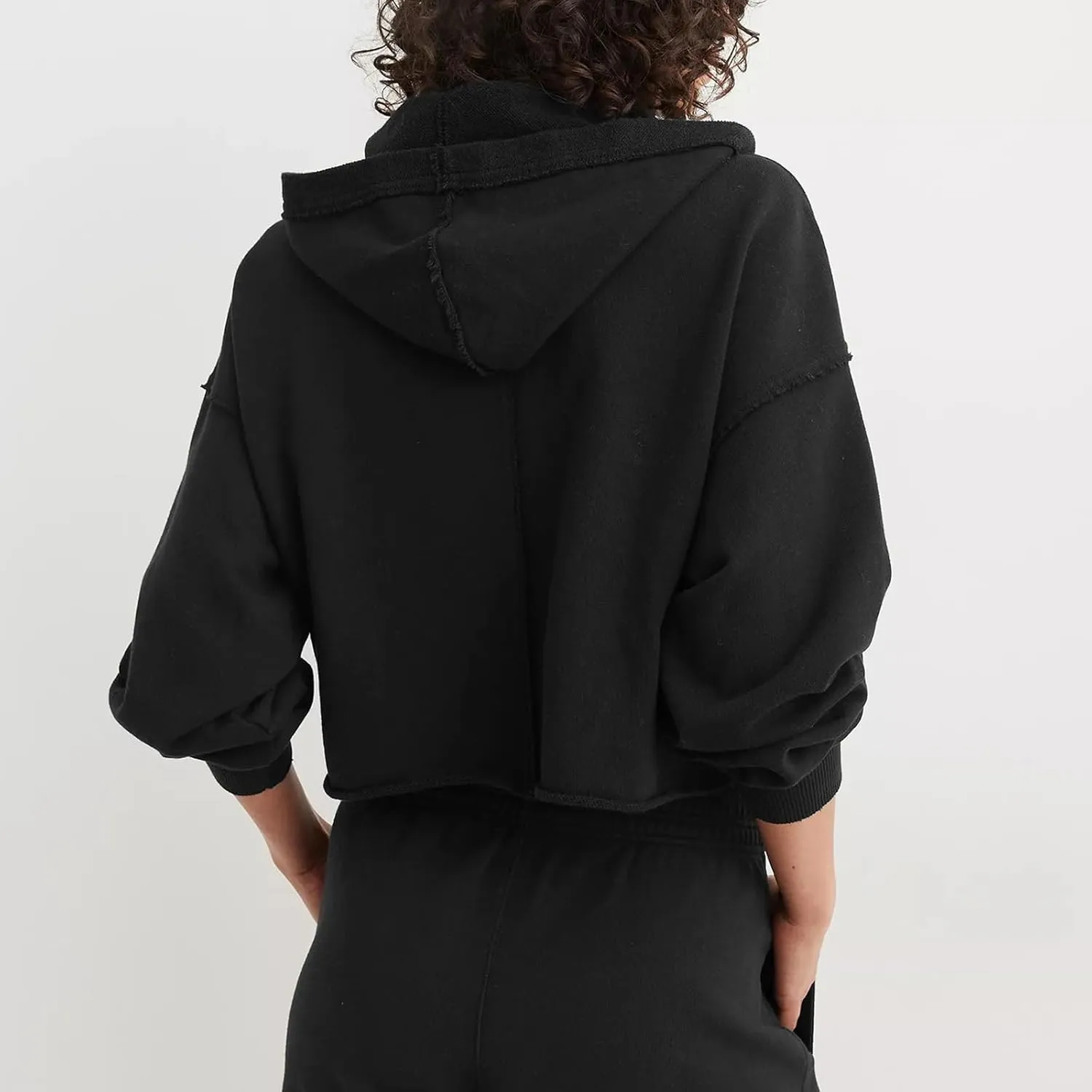 Women Oversized Hoodies Sweatshirt Long Sleeve Solid Color Casual Loose Hooded Top Fall Fashion Pullover Tops