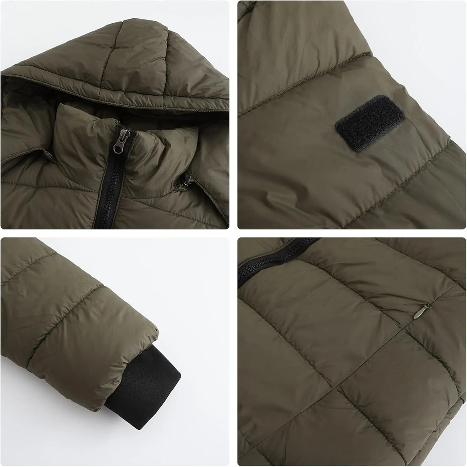 Women's Hooded Warm Winter Coat Long Puffer Jacket Thicken Down Coat Cotton Slimhooded Down Jacket