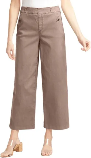 Women's Linen Summer Casual Loose Palazzo Pants Elastic Waisted Wide Leg Plus Size Palazzo Lounge Pants Trendy