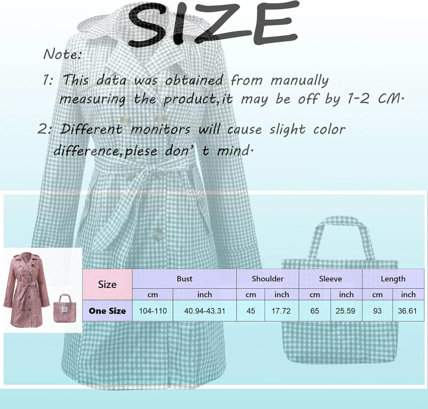 Womens Packable Rain Jacket with Hood Waterproof Long Trench Coats Hooded Raincoat Lightweight Rain Coat Outdoor Windbreaker